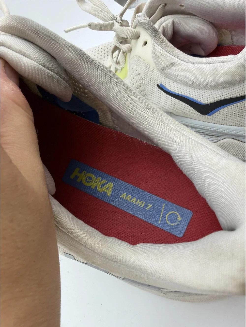 Hoka Arahi 7 Running Shoes White Size 12
